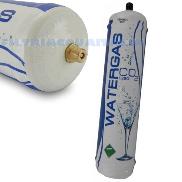 BOMBOLA CO2 ALIMENTARE E290 600 gr. Usa e Getta Attacco 11 mm