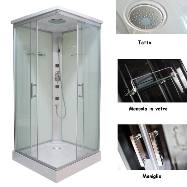 BOX DOCCIA IDROMASSAGGIO 90 X 90 CL06 Quick Line