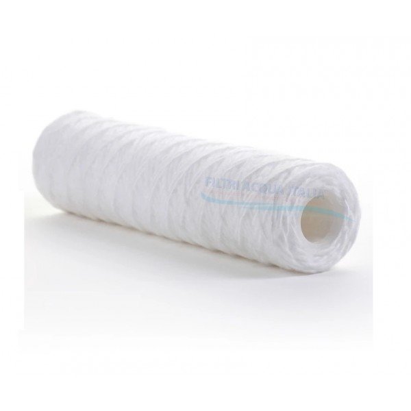 CARTUCCIA A FILO AVVOLTO DI POLIPROPILENE SEDIMENTI 10" micron 10
