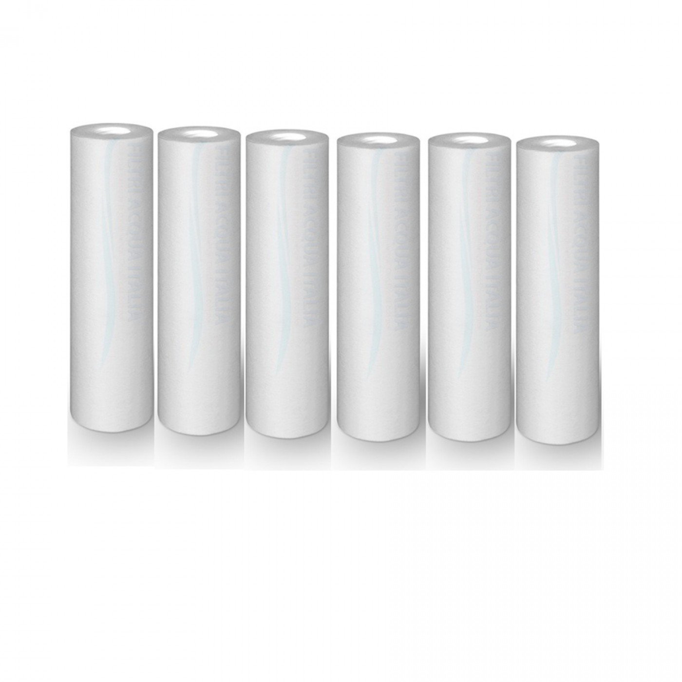 CARTUCCIA ACQUA SEDIMENTI 10" micron 10 Polipropilene Set 6 Pezzi