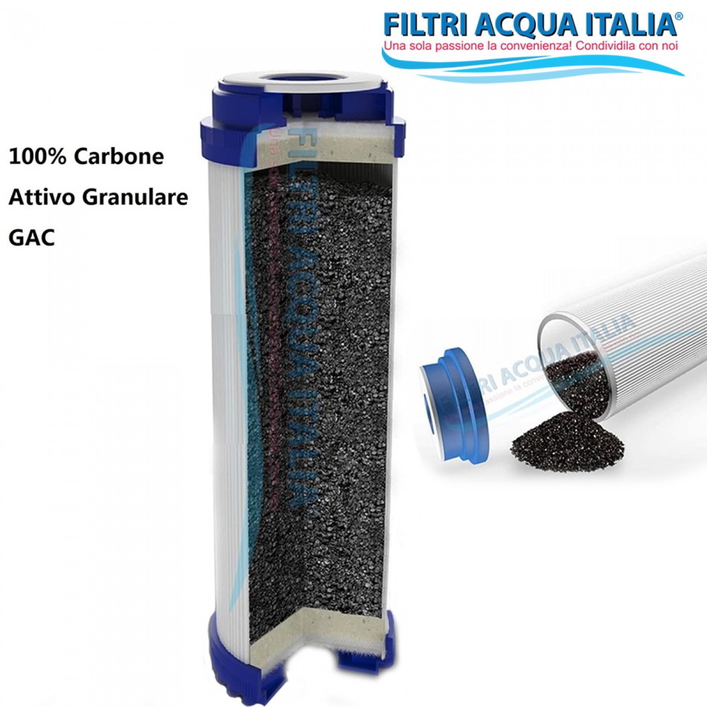 Kit Filtri Acqua Osmosi 3 Stadi con Membrana 75 GPD
