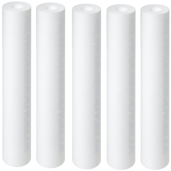 CARTUCCIA ACQUA ATLAS SEDIMENTI POLIPROPILENE 10" micron 5 SET 5 PEZZI