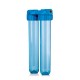CONTENITORE DOPPIO PER FILTRO ACQUA 20" ATTACCO 1" CON STAFFA E CHIAVE