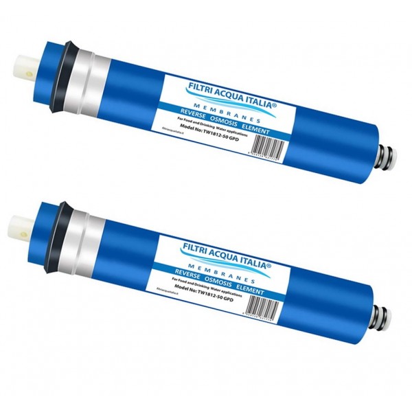 MEMBRANA OSMOSI INVERSA 50 GPD TW30-1812 SET 2 PEZZI