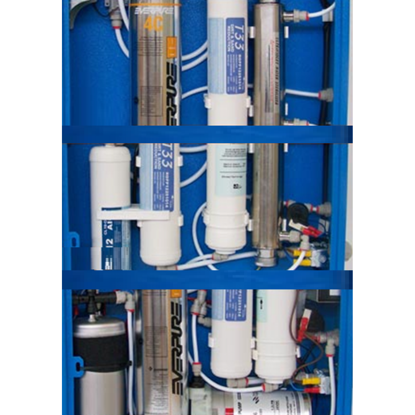 MICROFILTRAZIONE ACQUA ECOTT V1.2 CON FILTRO EVERPURE 4C E STERILIZZATORE UV