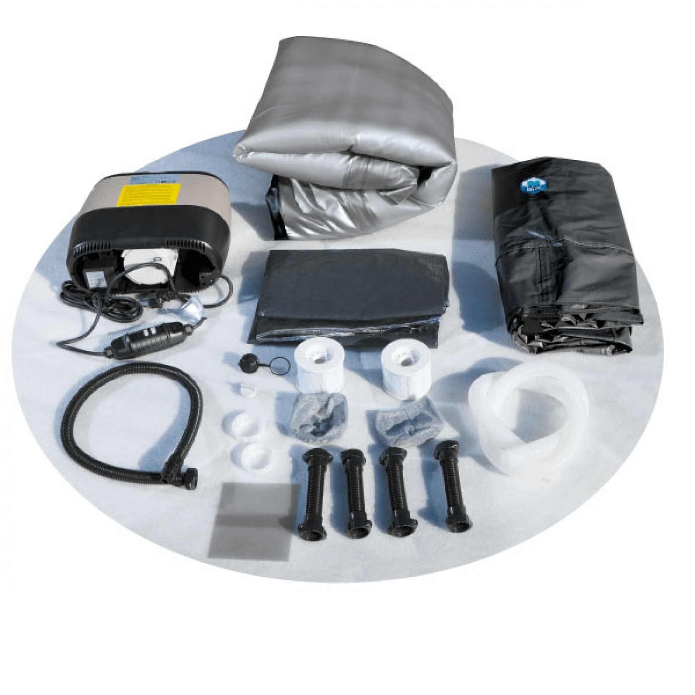 Piscina idromassaggio gonfiabile Python 5/6 Posti da esterno 195x195 Netspa