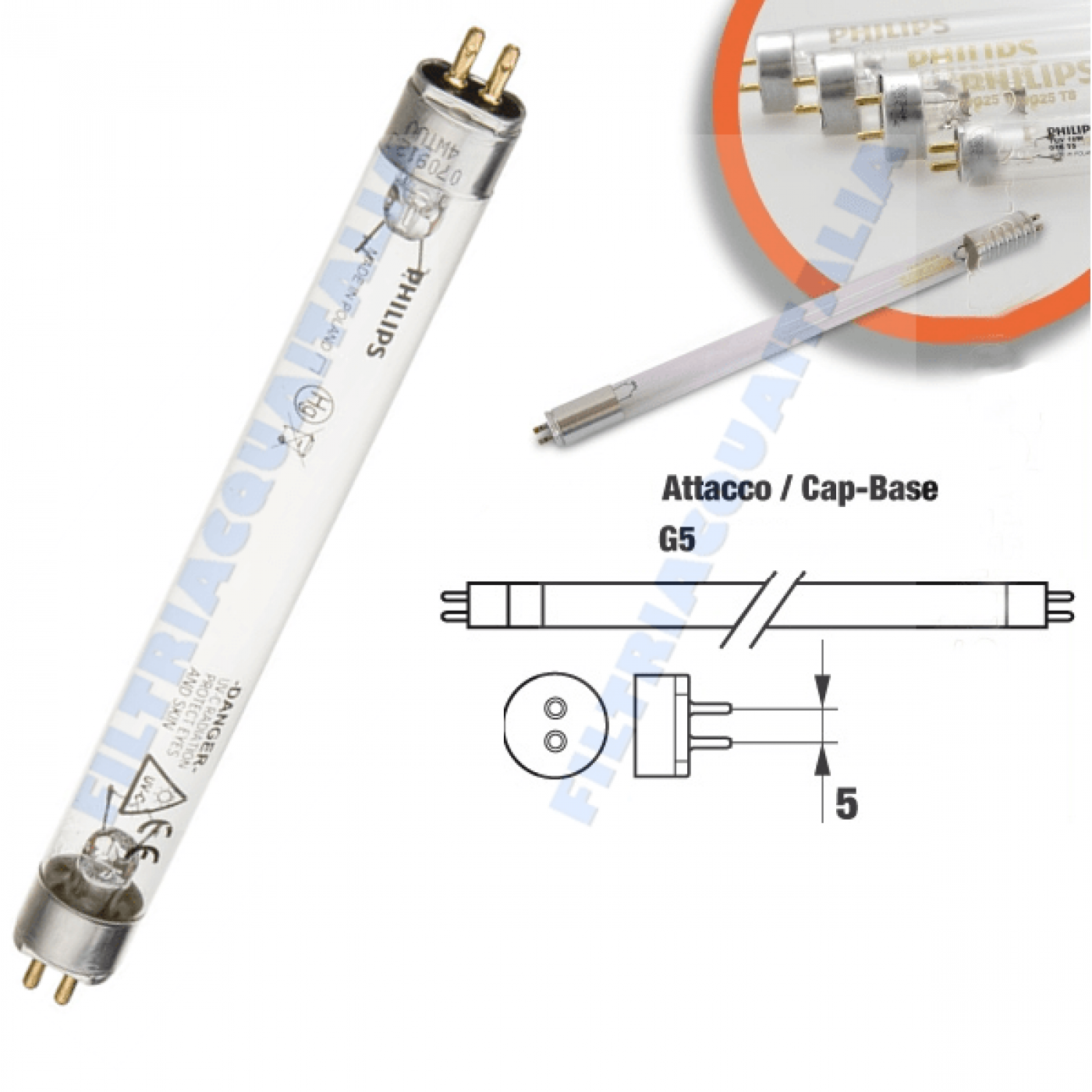 STERILIZZATORE UV ACQUA POTABILE 4 WATT